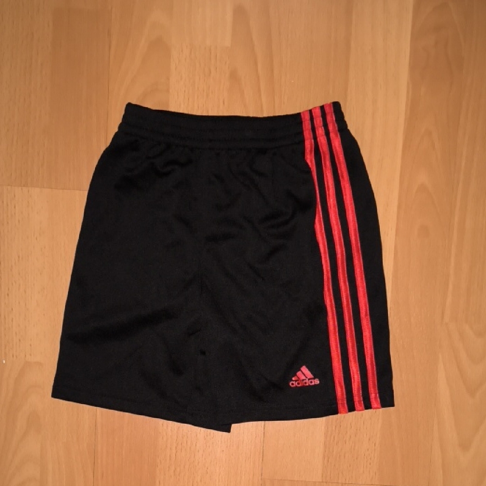 adidas | Black and Red Kids Shorts